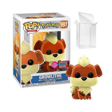 Funko Pop!  Pokemon  Growlithe Flocked) Fall Convention  597, Verzenden, Nieuw