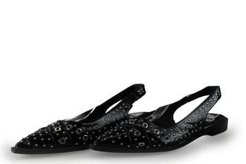 Sub55 Slingbacks in maat 37 Zwart, Verzenden, Zwart, Sub55, Zo goed als nieuw
