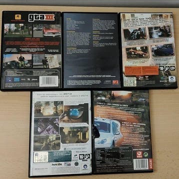 Rockstar games, Ubisoft ecc - PC CD-ROM - Collezione PC: GTA, Games en Spelcomputers, Nieuw