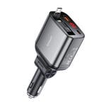 DrPhone BC30 – 105W 4-in-1 Snellader Auto – USB-C + USB-A –, Télécoms, Chargeurs de voiture, Verzenden