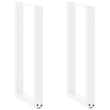vidaXL Console tafelpoten 2 st U-vormig 38x(72-73) cm staal, Verzenden