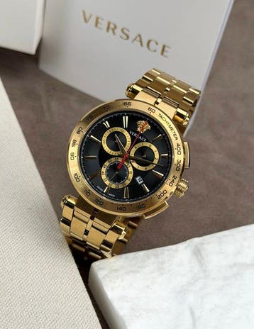 Versace - Aion Chronograph Date Gold/Black - VE6CA06 23 -