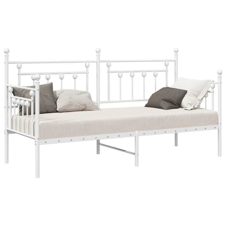 Bedframe Wit 80x200 | Retour deal | Knaller!, Maison & Meubles, Chambre à coucher | Lits, Envoi