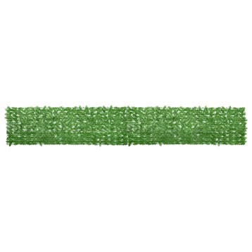 vidaXL Balkonscherm met groene bladeren 500x75 cm, Tuin en Terras, Verzenden, Nieuw