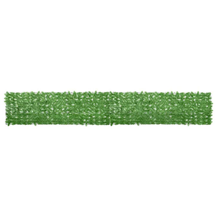 vidaXL Balkonscherm met groene bladeren 500x75 cm, Tuin en Terras, Parasols, Nieuw, Verzenden