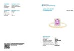 Ring - 14 karaat Geel goud - 0.94ct. tw. Saffier - Diamant
