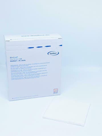 MaiMed non-woven steriele gaascompressen 10cm x 10cm - 50 st, Ophalen of Verzenden, Nieuw