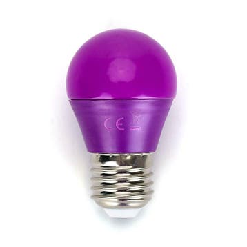 LED Lamp E27 4W | Paars - Exclusief stekker, Tuin en Terras, Verzenden, Nieuw, Overige materialen
