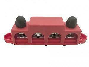 Contactstrip Distributieblok 4 punts rood, Watersport en Boten, Accessoires en Onderhoud, Verzenden, Nieuw