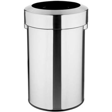 Afvalbak | Staal | Geborsteld | 70L | Open | Anti, Verzenden