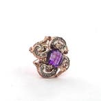 Sans prix de réserve - Bague - 9 carats Or rose, Argent