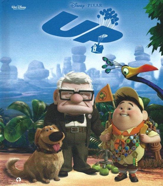 Disney lees & luisterboek Up 9789047620129 Disney, Boeken, Overige Boeken, Zo goed als nieuw, Verzenden