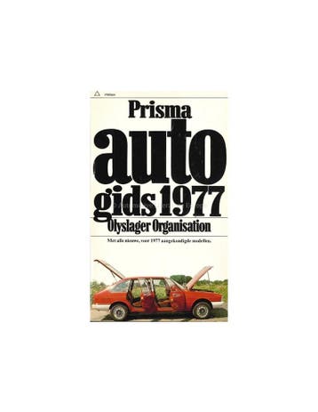 1977 PRISMA AUTOGIDS NEDERLANDS, Ophalen of Verzenden