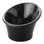 Serveerschaal | Melamine | Zwart | 7.5cl | Per Stuk |, Verzenden, Nieuw in verpakking