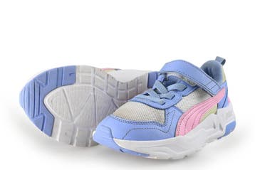 Puma Sneakers Meisjes in maat 34 Blauw, Enfants & Bébés, Vêtements enfant | Chaussures & Chaussettes, Verzenden, Schoenen