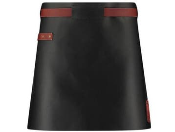 Veiling - Witloft – schort-sloof – Black-Cognac, Diversen, Nieuw