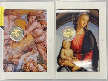 San Marino. 2 Euro 2023 Perugino + Signorelli (2, Postzegels en Munten
