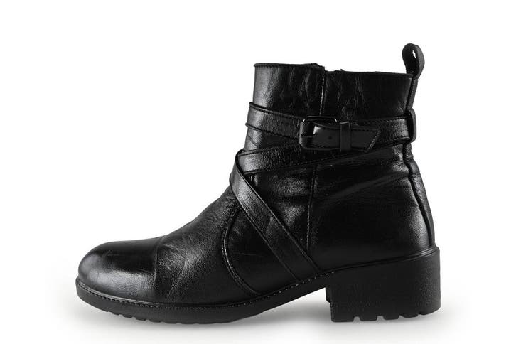 Nelson Biker boots in maat 38 Zwart, Kleding | Dames, Schoenen, Zwart, Gedragen, Overige typen, Verzenden