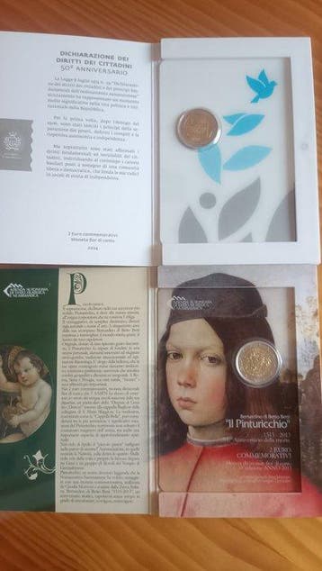San Marino. 2 Euro 2013/2024 Il Pinturicchio +