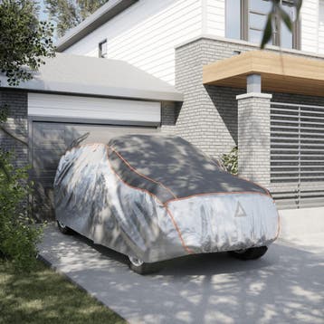 vidaXL Autohoes voor SUV hagelbescherming L zilverkleurig en, Verzenden, Nieuw