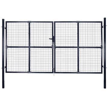 vidaXL Tuinhek van gaas gegalvaniseerd staal 300x200 cm, Verzenden, Nieuw
