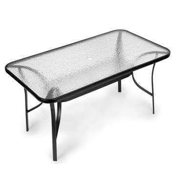 Tuintafel 140x80cm voor 6 pers. | Tweede kansje | OP = OP, Verzenden, Nieuw, Rechthoekig, Metaal
