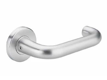 Veiling - 10x Intersteel deurkruk rond op rozet D-model, Doe-het-zelf en Bouw, Hang- en Sluitwerk, Nieuw