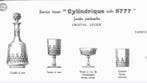 attr., Baccarat - Carafe - Richelieu - Cristal