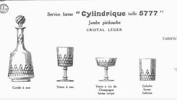 attr., Baccarat - Carafe - Richelieu - Cristal, Antiquités & Art