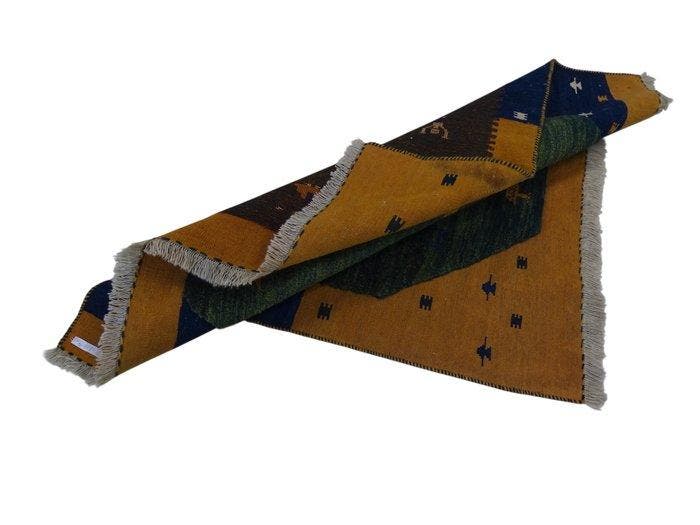 Gabbeh - Gereinigd - Vloerkleed - 155 cm - 157 cm, Huis en Inrichting, Stoffering | Tapijten en Vloerkleden