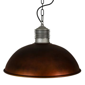 Industriële lampen Hanglamp Industrieel II Copper Look, Verzenden, Klassiek, Overige materialen, Nieuw