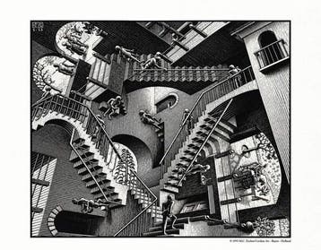 Maurits Cornelis Escher - Relatività