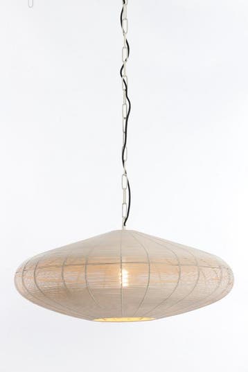 2dekans | Light & Living Hanglamp Bahoto 60cm – Mat Crème –, Huis en Inrichting, Ophalen of Verzenden, Nieuw