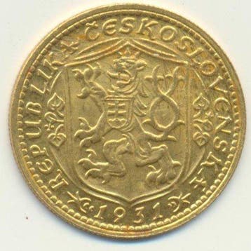 Tsjecho-Slowakije. 1 Ducat 1931
