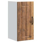 vidaXL Keukenbovenkast Lucca bewerkt hout oud houtkleurig, Verzenden, Nieuw