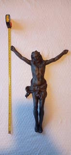 Sculptuur - monumentaal Christus-korpus - 47 cm - gietijzer