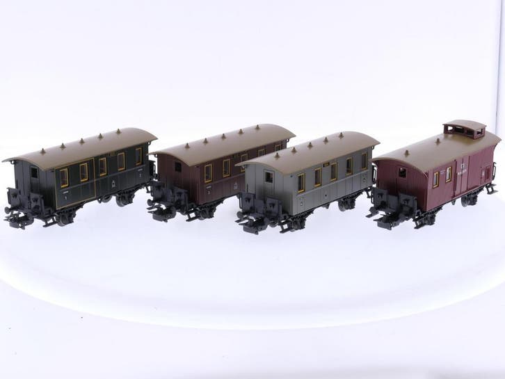 Schaal H0 Märklin 4035 set Pruisische reizigersrijtuigen..., Hobby en Vrije tijd, Modeltreinen | H0, Wisselstroom, Analoog, Gebruikt