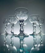 Val Saint Lambert - René Delvenne - Drinkset (6) -