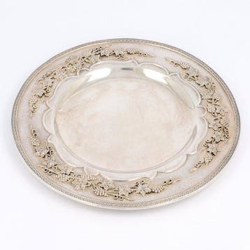 Francis Higgins & Son - Druivenschaal - Schaal - .925 zilver, Antiek en Kunst