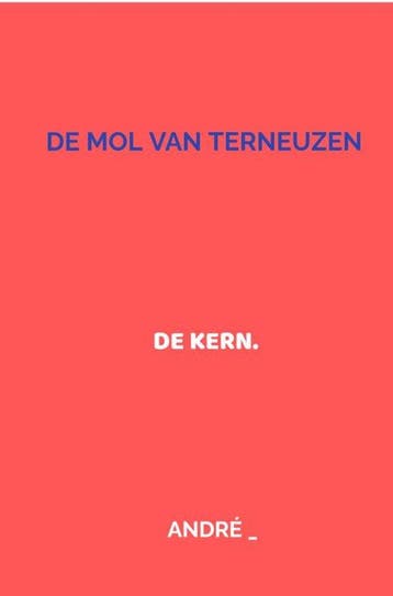 DE MOL VAN TERNEUZEN 9789465540047 André _, Verzenden, Zo goed als nieuw, André _