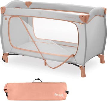 Hauck Babybox Dusty Cork | Tweede kansje | OP = OP, Verzenden, Zo goed als nieuw, Reisbedje
