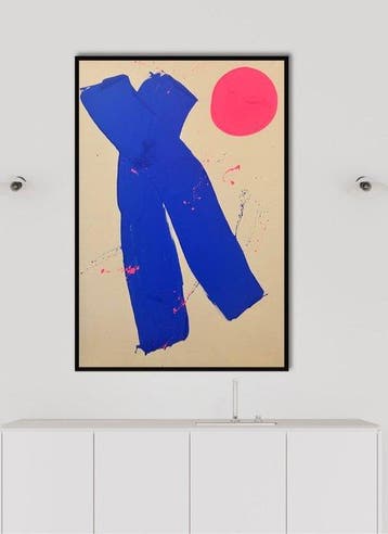 Stefanie Raus - Blue Pink 1863 XXL