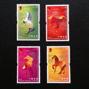 Hongkong 2002/2004 - 16 complete verzamelingen postzegels,, Gestempeld