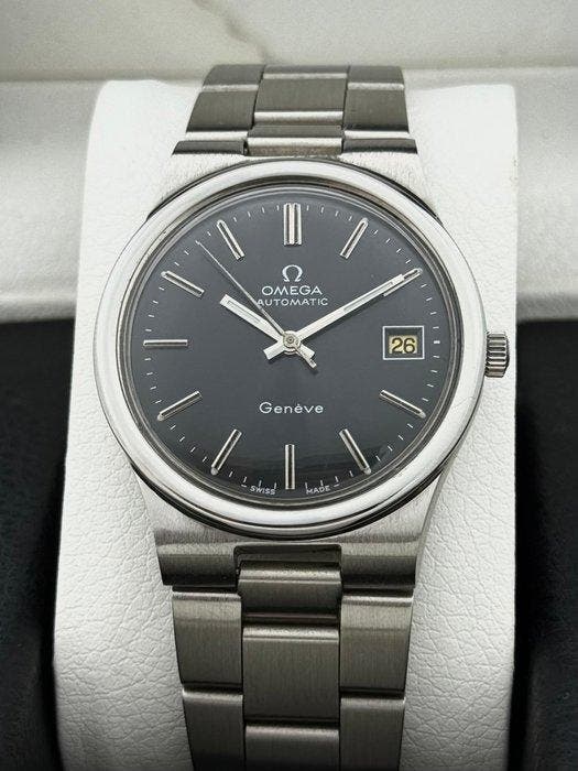 Omega - Sans prix de réserve - Geneve Automatic Black Dial, Handtassen en Accessoires, Horloges | Heren