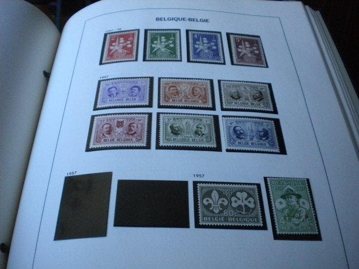 België 1957/1974 - Collectie MNH en album davo, Timbres & Monnaies, Timbres | Europe | Belgique