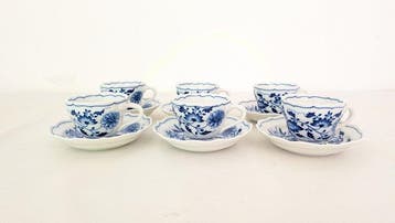 Hutschenreuther - Koffieservies voor 6 (12) - Porselein -