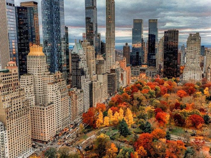 Fabian Kimmel - Central Park Autumn I, New York, Antiek en Kunst, Kunst | Designobjecten