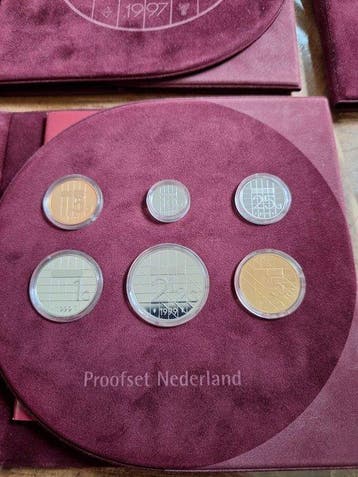 Nederland. Proof Set 1996-2000 (Zonder minimumprijs)