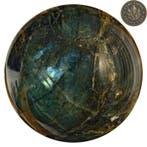 Fine good quality Labradorite Sphere Bol - Hoogte: 9.4 cm -