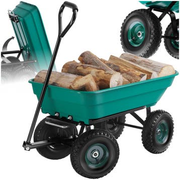 Transportkar Cubbi met luchtbanden draagkracht 120kg - groen, Verzenden, Nieuw